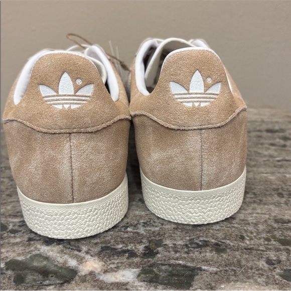 Adidas Gazelle Women's Tan Suede Sneakers - Picture 5 of 8